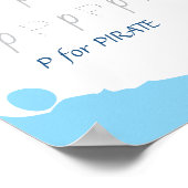 Letter P Volgen Poster voor Kinderen (Hoek)