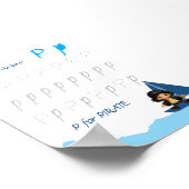 Letter P Volgen Poster voor Kinderen (Hoek)