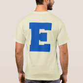 Letter Pride E Blue.png T-shirt (Achterkant)