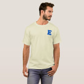 Letter Pride E Blue.png T-shirt (Voorkant volledig)
