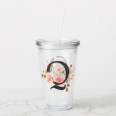 Letter Q Acryl Drinkbeker (Achterkant)