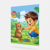 Letter Q Alphabet Poster – Q is for Quokka (Hoek)