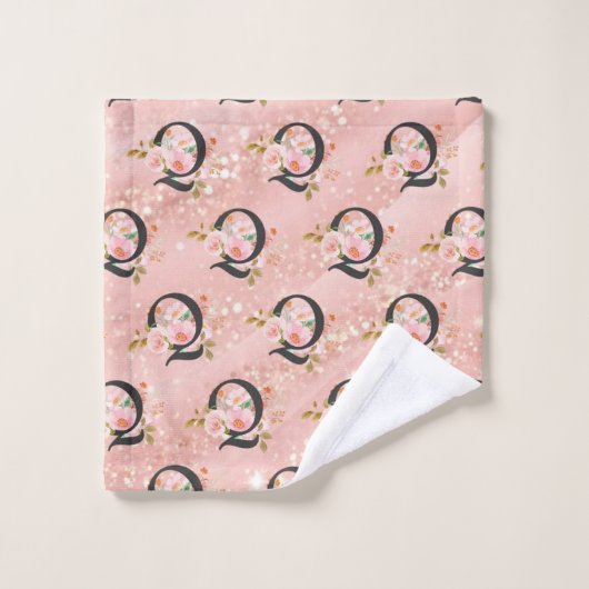Letter Q Bad Handdoek (Wasdoekje)