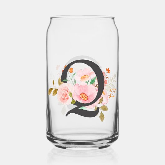 Letter Q Blikvorm Glas (Voorkant)
