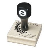 Letter Q Botanische Ex Libris Boekplaat Stempel (Stempel)