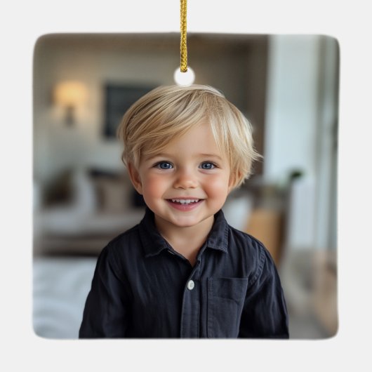 Letter Q Elegant Monogram Kerst Ornament (Achterkant)