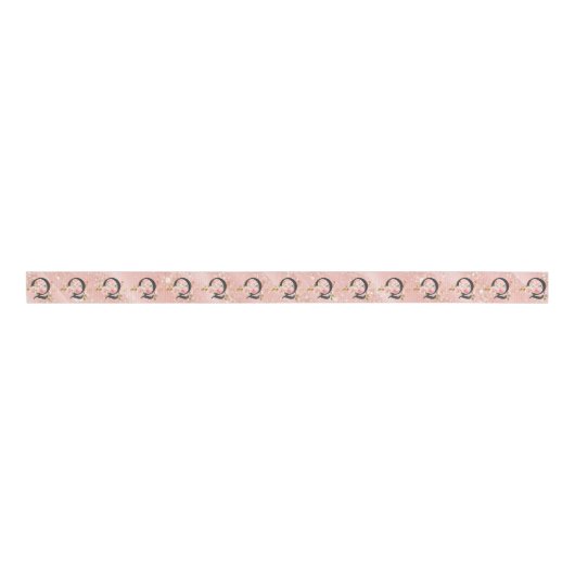 Letter Q Grosgrain Lint (Voorkant)
