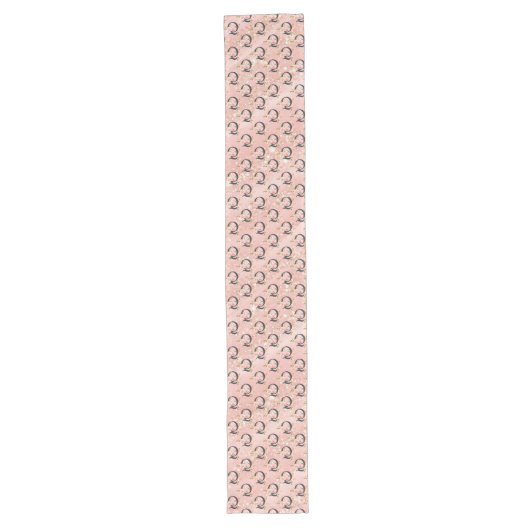 Letter Q Lange Tafelloper (Voorkant)