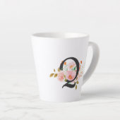 Letter Q Latte Mok (Rechterhoek)