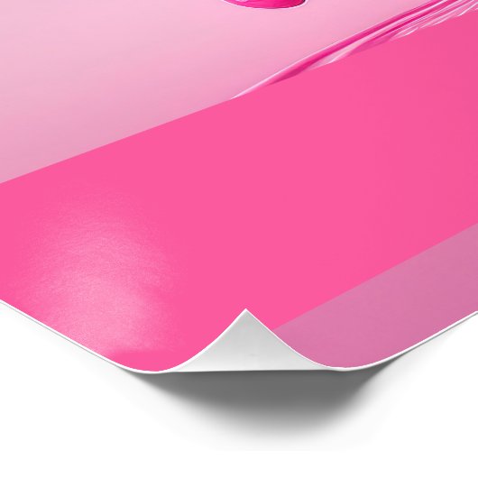 Letter Q, Monogram Q  - Customizable Name Poster  (Hoek)