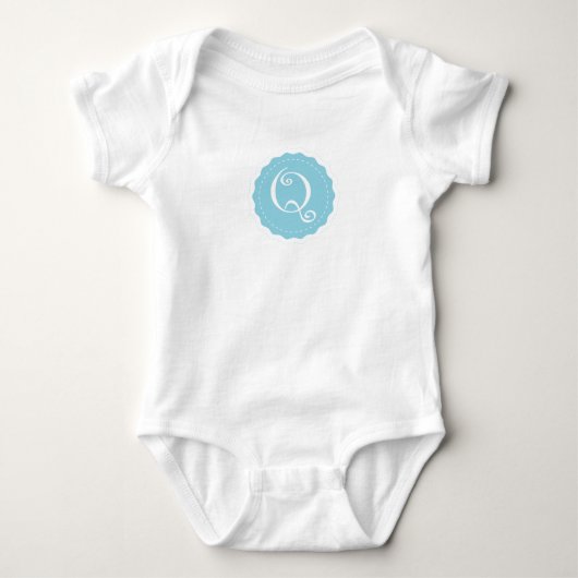 letter "Q" Romper (Voorkant)