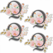 Letter Q Sticker (Voorkant)