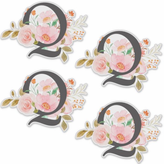 Letter Q Sticker (Voorkant)