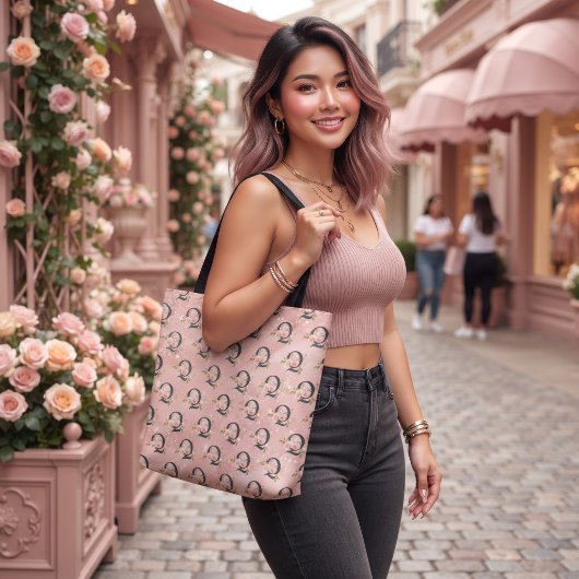 Letter Q Tote Bag