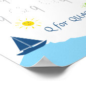 Letter Q Volgposter voor Kinderen Poster (Hoek)