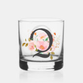 Letter Q Whisky Glas (Achterkant)