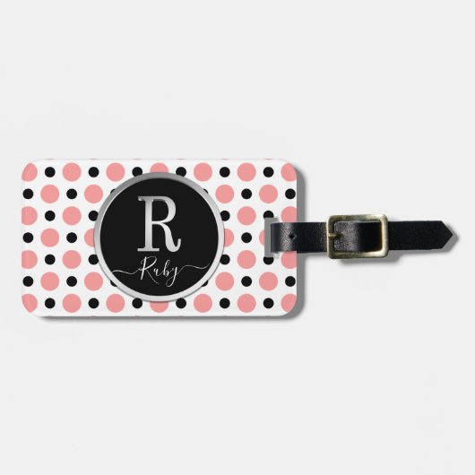 Letter R Bagagelabel (Voorkant horizontaal)