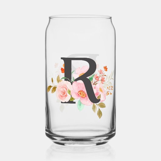 Letter R Blikvorm Glas (Voorkant)
