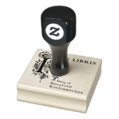 Letter R Botanische Ex Libris Boekplaat Stempel (Stempel)