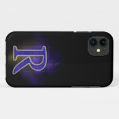Letter R Case-Mate iPhone Case (Achterkant (horizontaal))