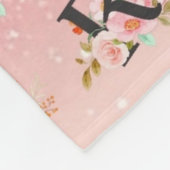 Letter R Fleece Deken (Hoek)