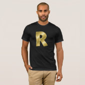 Letter R Mannen Basis Bella Canvas T-shirt (Voorkant volledig)