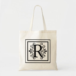 Letter R Monogram Canvas tas
