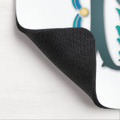 Letter R Monogram Muismat (Hoek)