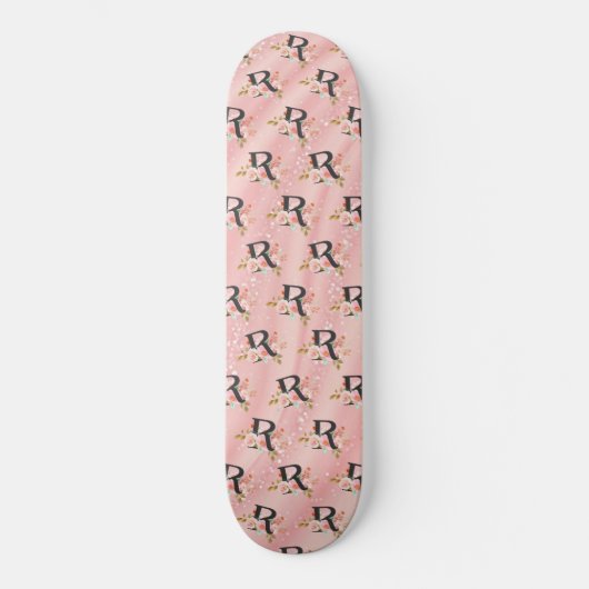 Letter R Persoonlijk Skateboard (Voorkant)