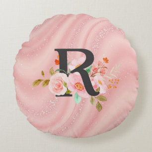 Letter R Rond Kussen