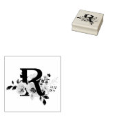 Letter R Rubberstempel (Gestempeld)