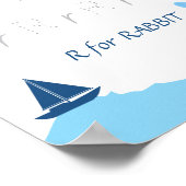 Letter R Schrijfposter voor Kinderen Poster (Hoek)