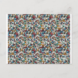 Letter R Stereogram Magic Eye - Geen Envelop Briefkaart