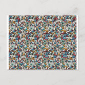 Letter R Stereogram Magic Eye - No Envelope Briefkaart (Voorkant)