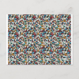Letter R Stereogram Magic Eye - No Envelope Briefkaart