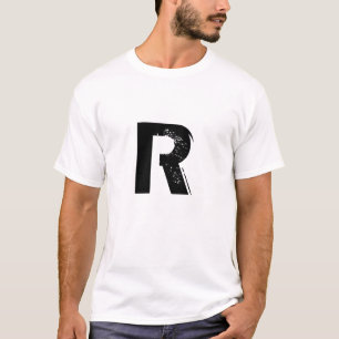 letter R T T T-shirt