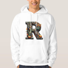 Letter R Thanksgiving stijl kalkoen Hoodie
