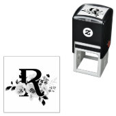 Letter R Zelfinktende Stempel (In situ)