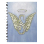 Letter S Angel Monogram Notitieboek (Voorkant)