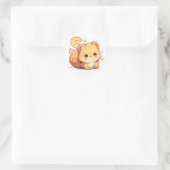 Letter S Anime Dier Ronde Sticker (Tas)