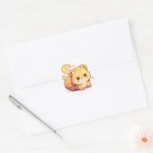 Letter S Anime Dier Ronde Sticker (Envelop)
