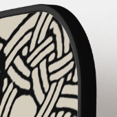 Letter S  Celtic Knot Monogram Pickleball Paddle (Links Detail)