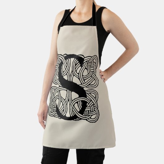 Letter S  Celtic Knot Monogram Schort (Insitu)