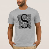 Letter S  Celtic Knot Monogram T-shirt (Voorkant)
