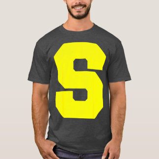 Letter S Chipmunk kerstThanksgiving kostuum T-shirt