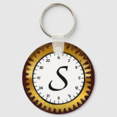 Letter S Clockwork-Sleutelhanger Sleutelhanger (Voorkant)