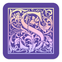 Letter S Colorful First Letter Gradient