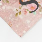 Letter S Fleece Deken (Hoek)