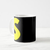 Letter S Grappige Chipmunk Groep Matching Hallowee Koffiemok (Voorkant links)