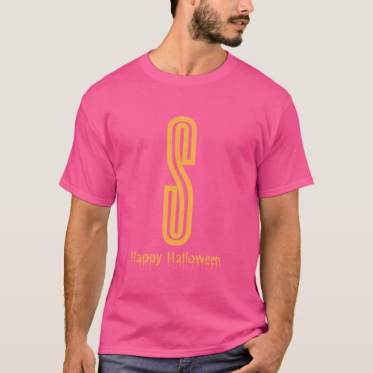 Letter S Grappige Chipmunk Groep Matching Hallowee T-shirt (Voorkant)